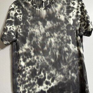 Lululemon‎ Tie Dye T-Shirt Bleach Spot Short Sleeve Casual Top